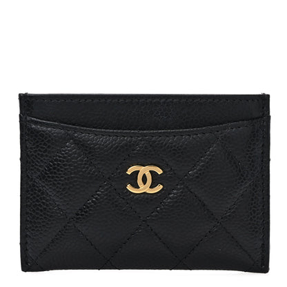 Chanel Caviar Quilted Card Holder Black 1 of 8