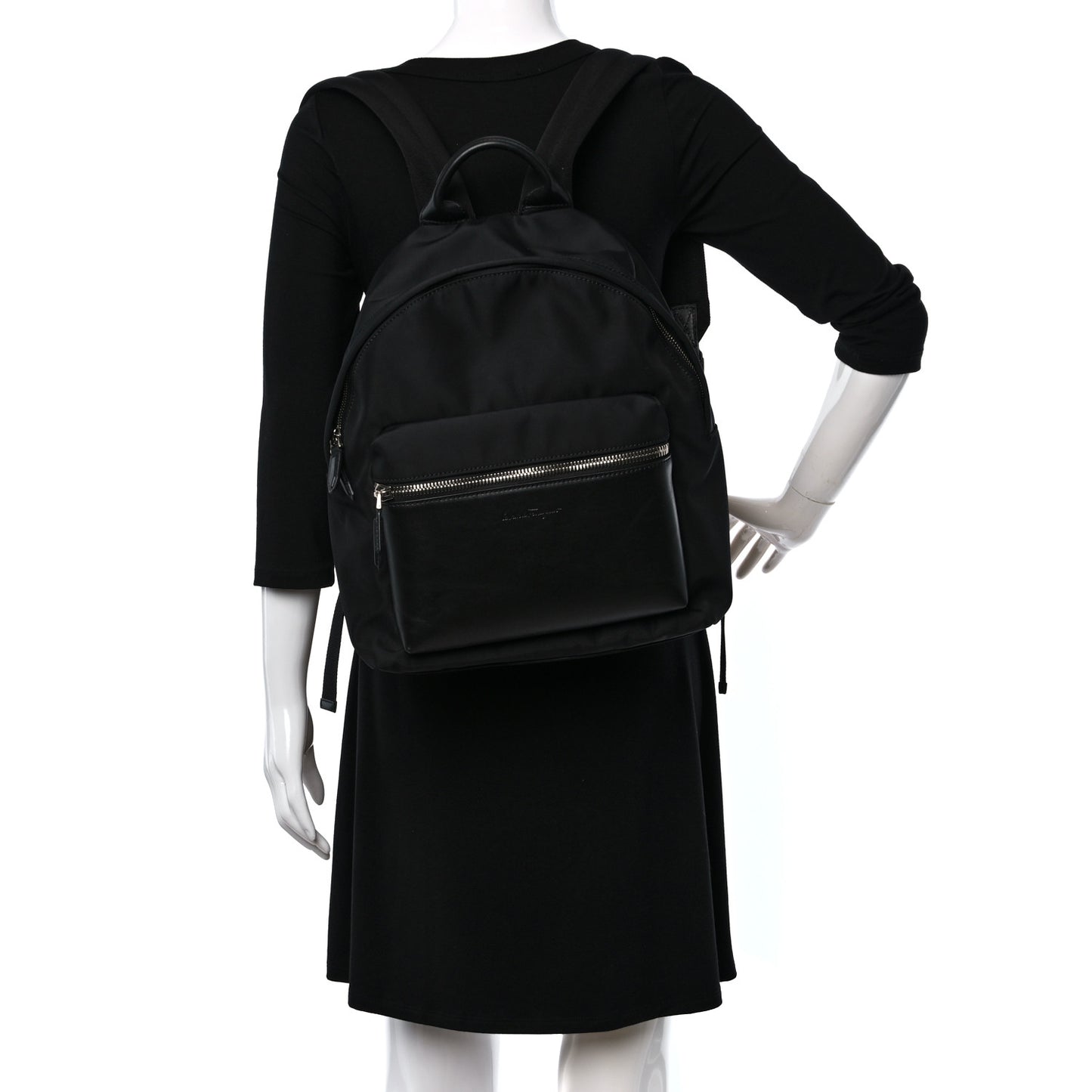 Nylon Backpack Black