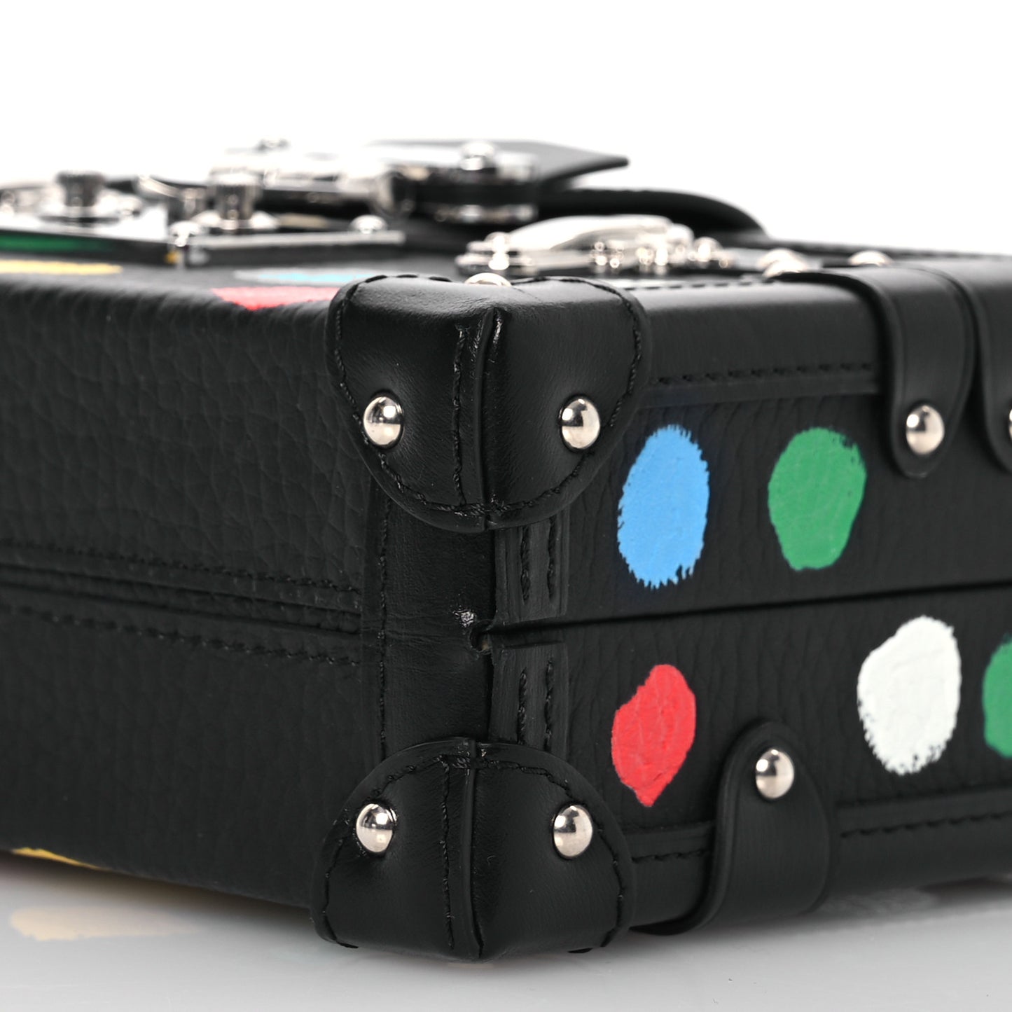 LV X YK Taurillon Petite Malle Black
