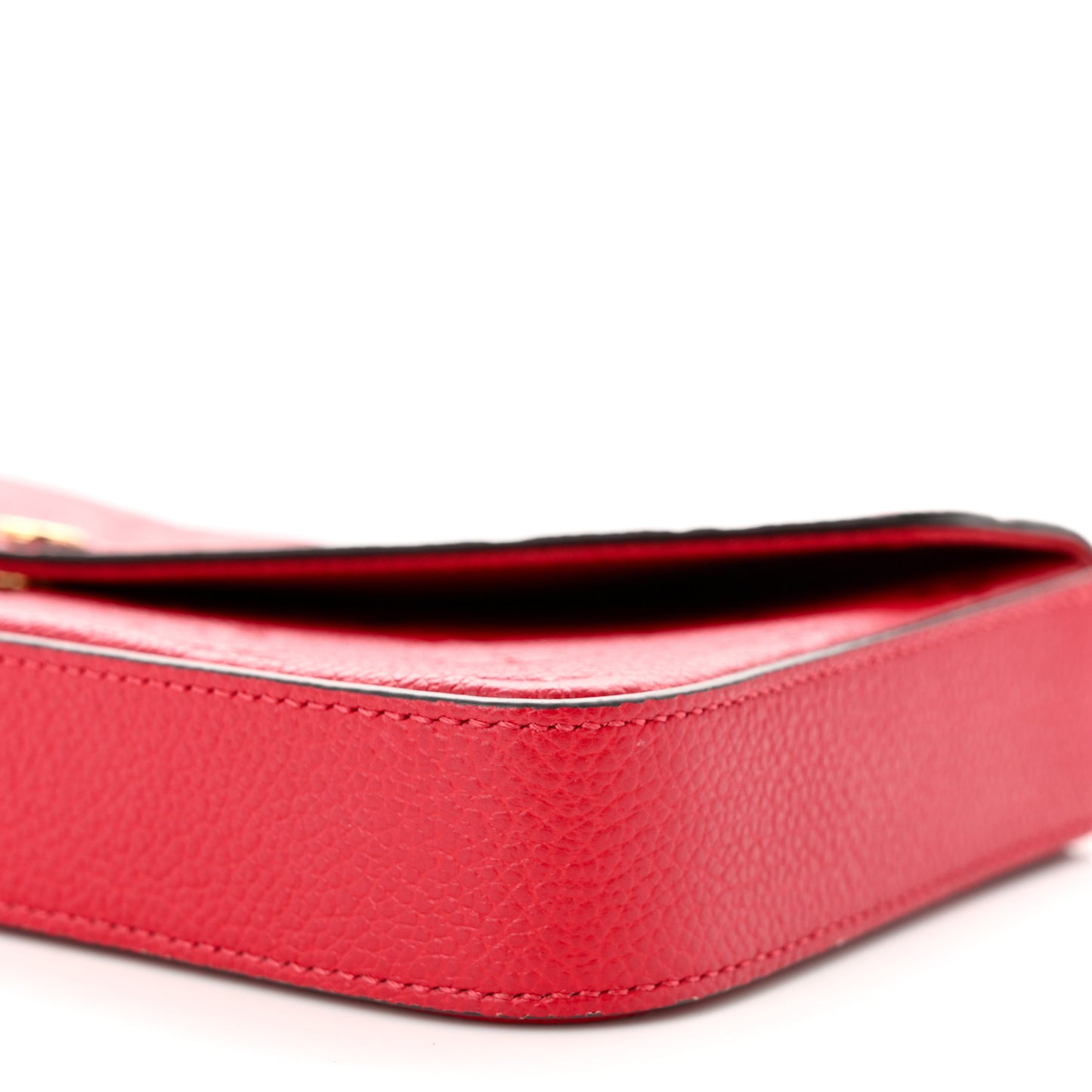Empreinte Pochette Felicie Chain Wallet Scarlet
