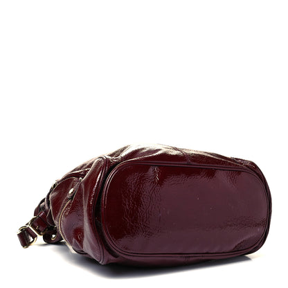 Jimmy Choo Crushed Patent Ramona Bucket Burgundy 3 of 10