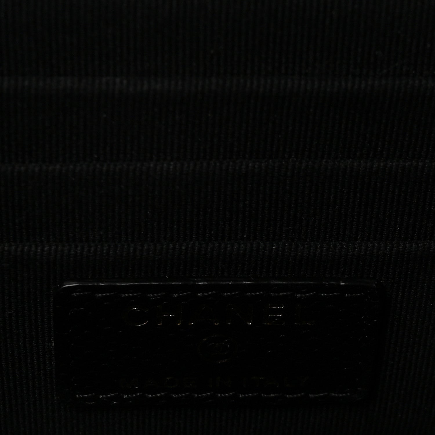 Chanel Caviar Quilted Small Tiny CC Vanity Case With Chain Black 6 of 10