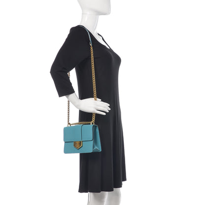 Prada Saffiano Lock Crossbody Turchese 2 of 12