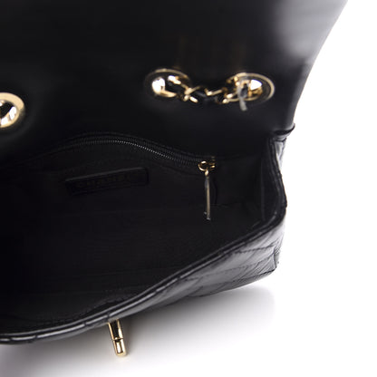 Chanel Shiny Lambskin Quilted Small Montcoco Flap Black 5 of 11
