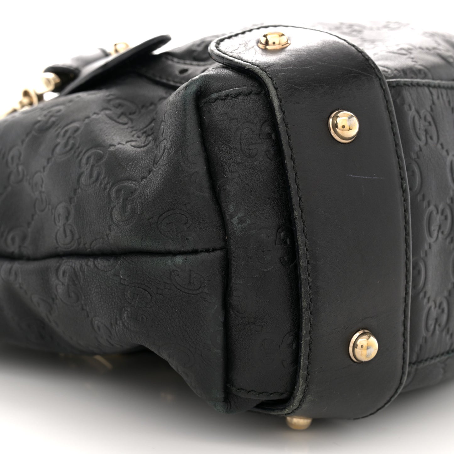 Guccissima Small Pelham Shoulder Bag Black
