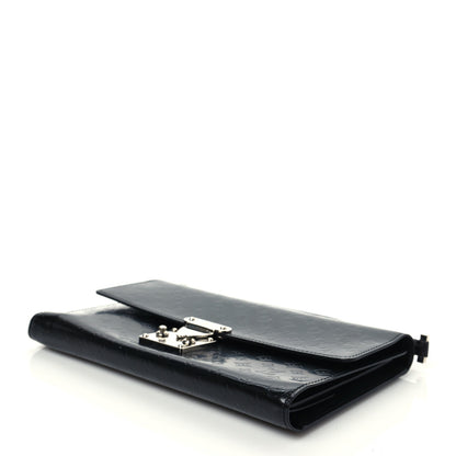 Louis Vuitton Monogram Glace Anouchka Pochette MM Black 8 of 9