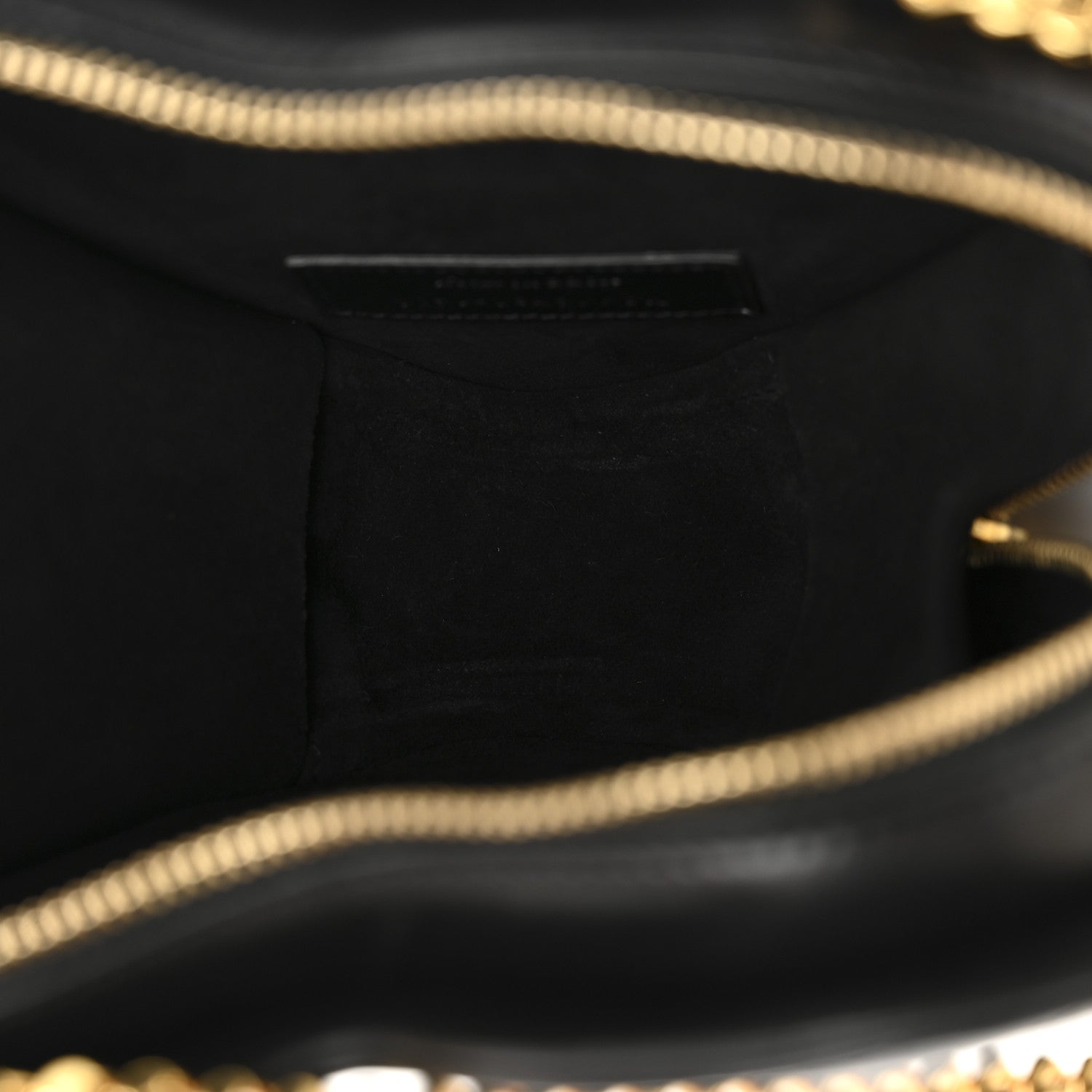 Saint Laurent Lambskin Matelasse Chevron Monogram Small Love Heart Chain Bag Black 5 of 11