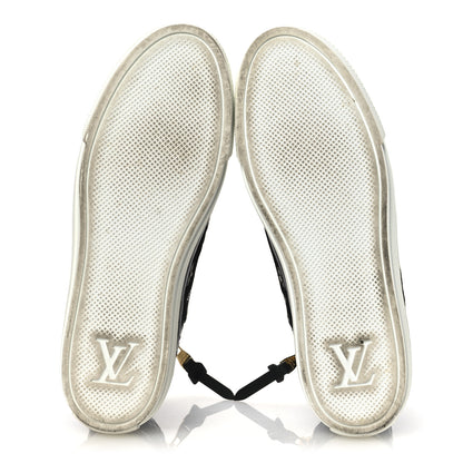 Louis Vuitton Velvet Monogram Stellar Sneakers 38.5 Black White 7 of 13