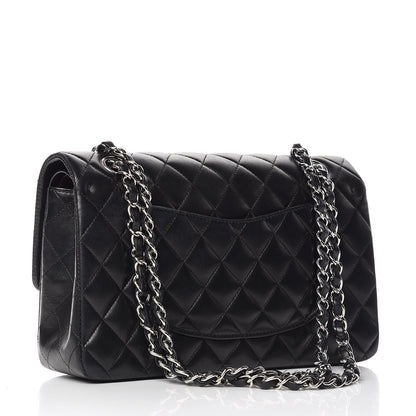 Chanel Lambskin Quilted Medium Double Flap Black 4 of 11
