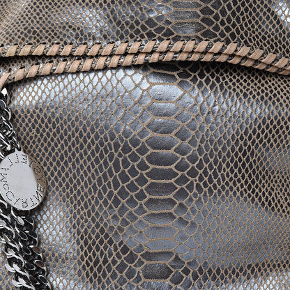Stella McCartney Eco Python Big Falabella Tote Brown 9 of 9