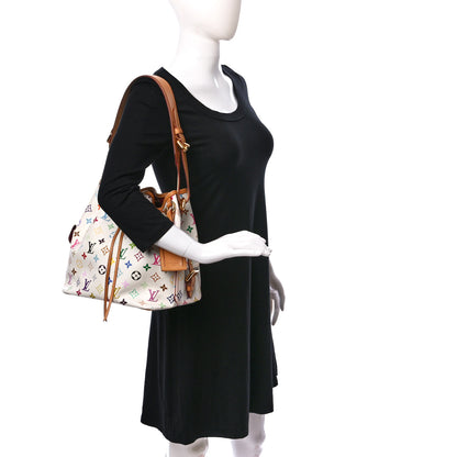 Louis Vuitton Monogram Multicolor Petit Noe White 2 of 10