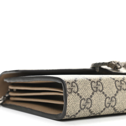 Gucci GG Supreme Monogram Mini Dionysus Chain Wallet Beige Taupe 9 of 11