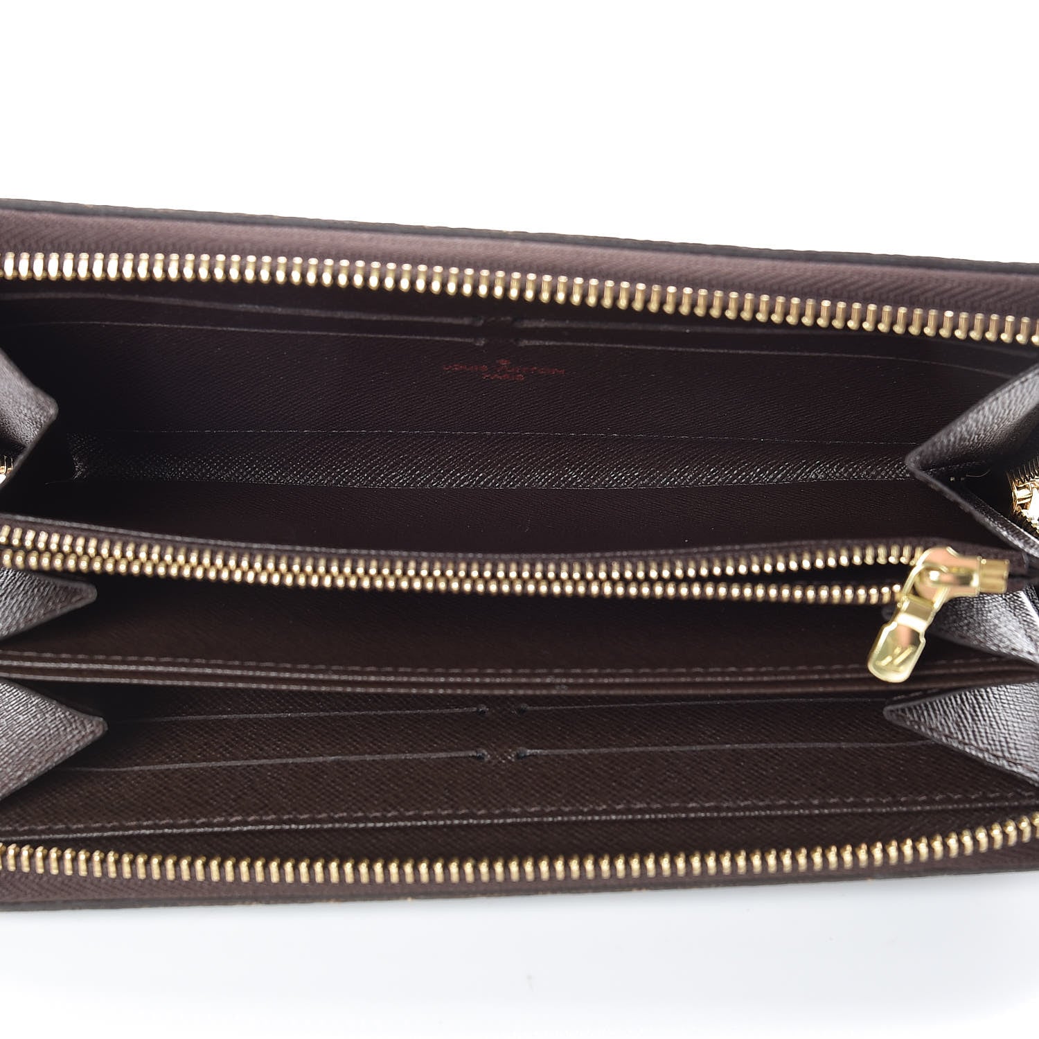 Louis Vuitton Damier Ebene Zippy Wallet 5 of 9