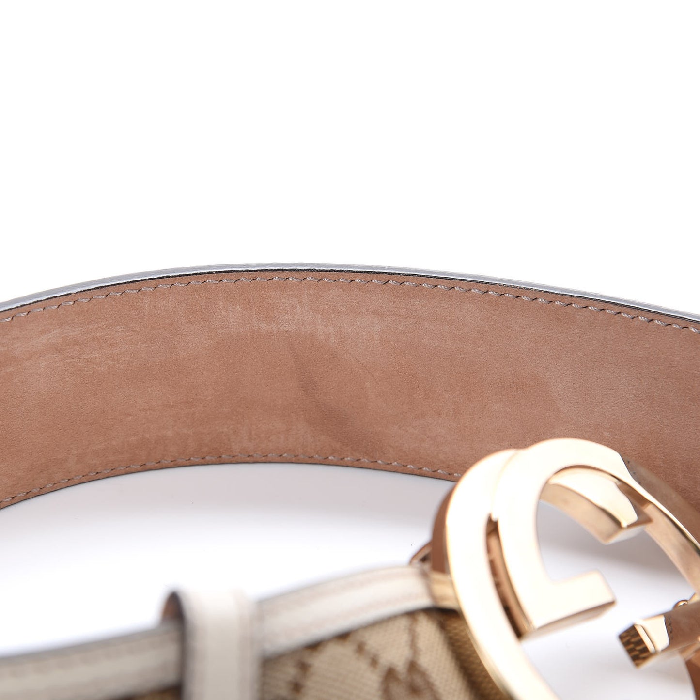 Monogram Interlocking G Belt 80 32 Off White