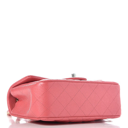 Chanel Caviar Quilted Mini Rectangular Flap Pink 4 of 8