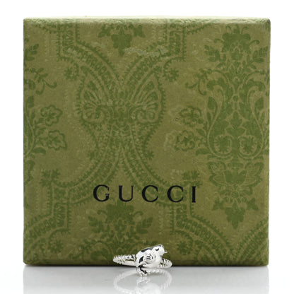 Gucci Sterling Silver Chick Ring 54 6.75 5 of 5