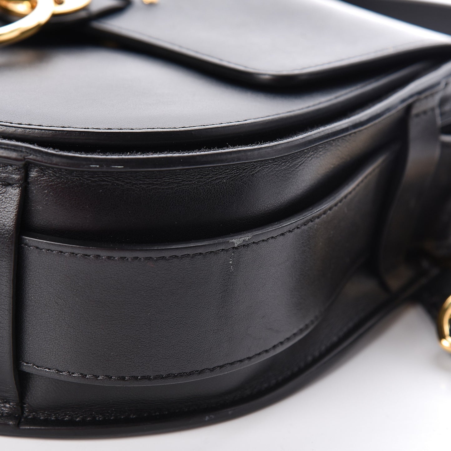 Calfskin Large Tess Bag Black