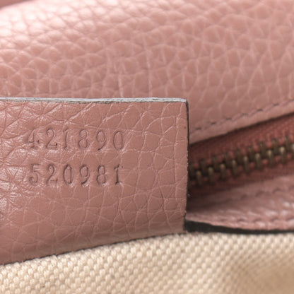 Gucci Calfskin Small GG Marmont Top Handle Bag Rosy Phard 7 of 24