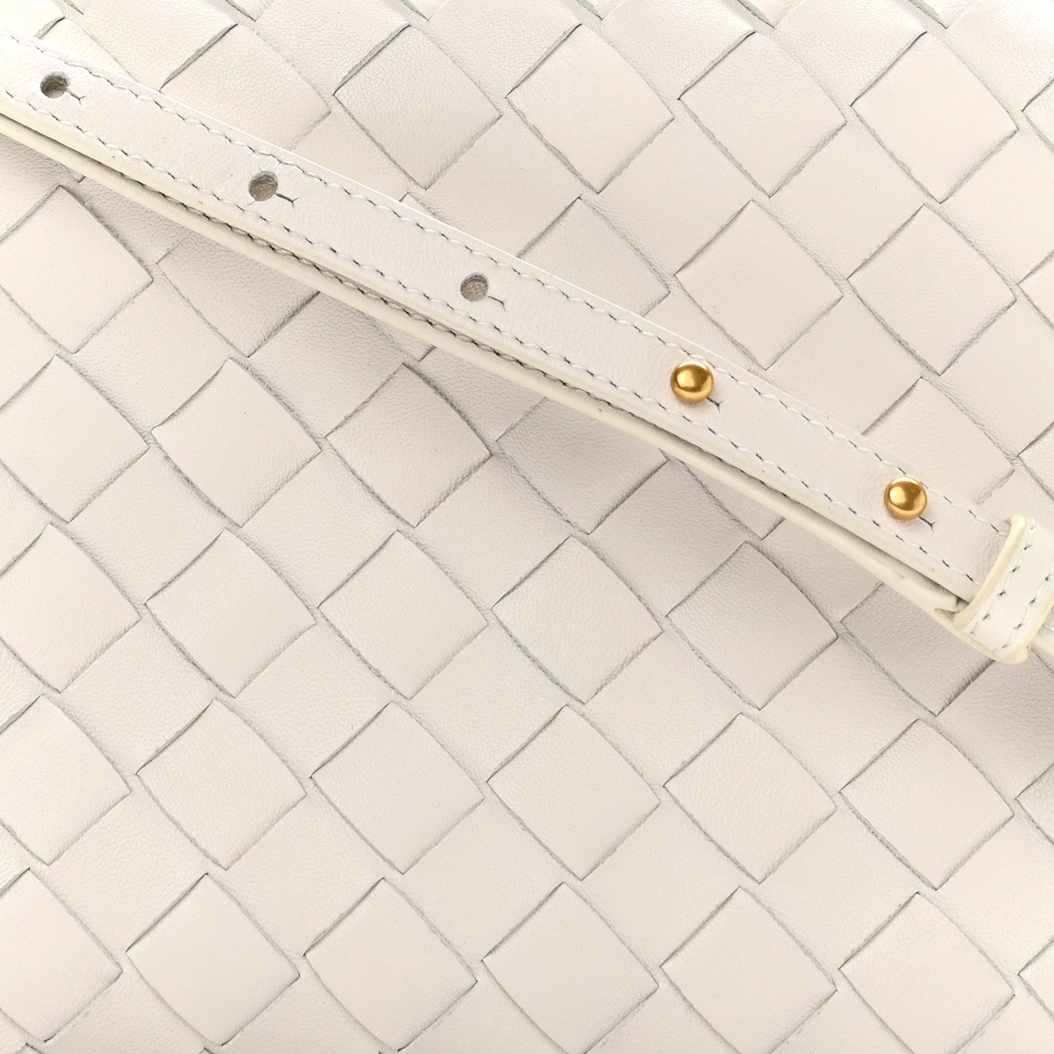 Bottega Veneta Nappa Intrecciato Crossbody White 8 of 12