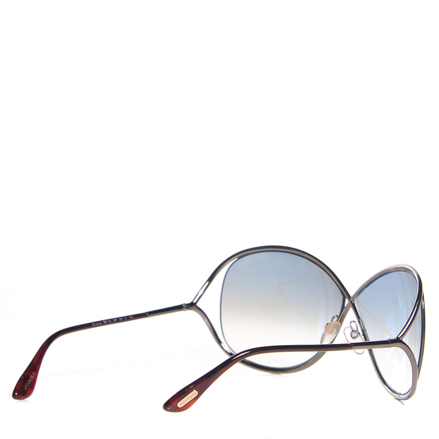 Tom Ford Miranda Crossover Sunglasses TF130 Gunmetal 3 of 7