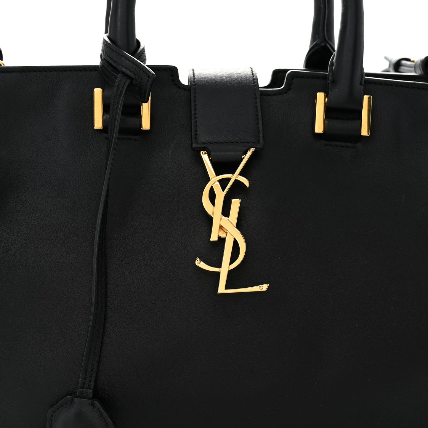 Smooth Calfskin Small Monogram Cabas Black