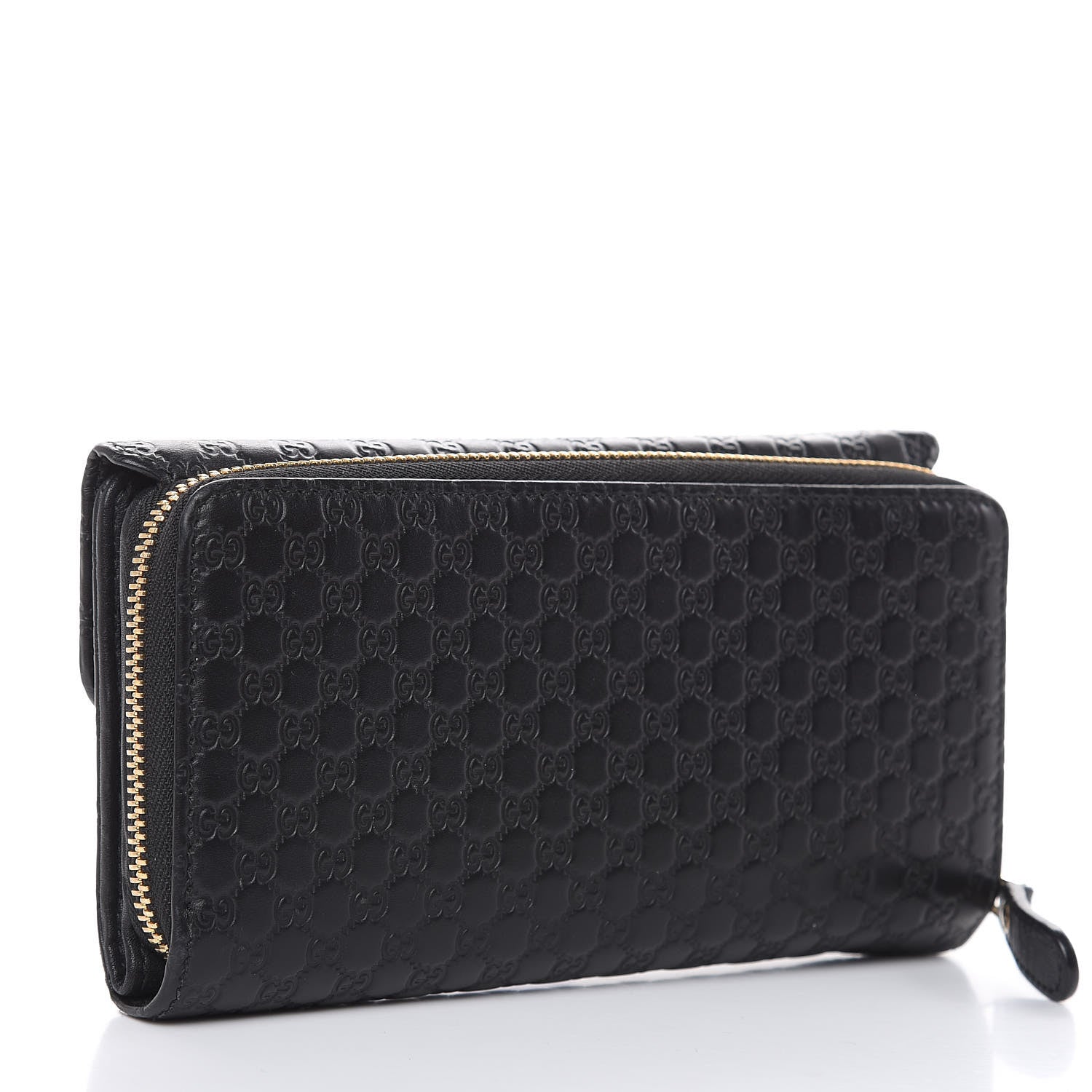Gucci Soft Microguccissima Continental Zip Wallet Black 3 of 13