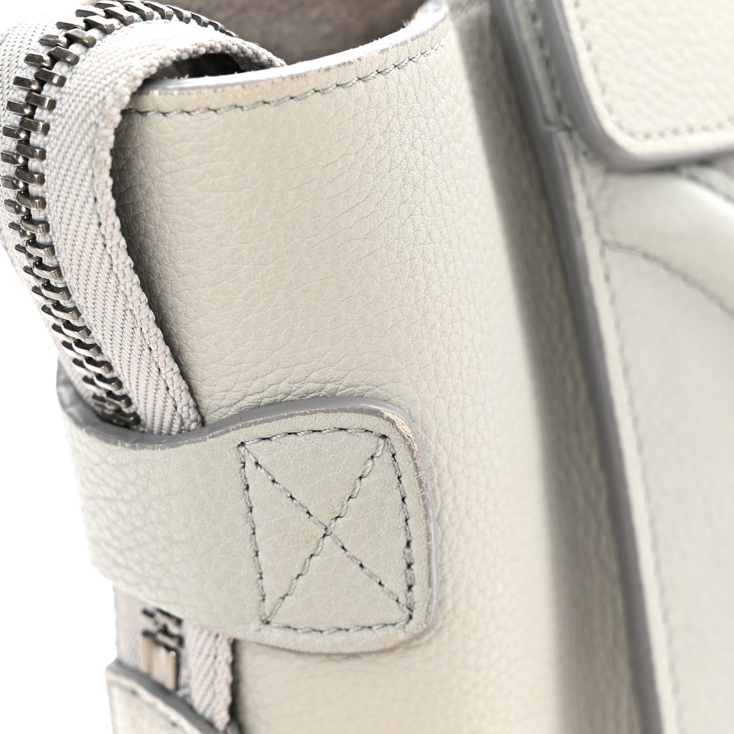 Drummed Calfskin Micro Luggage Sky