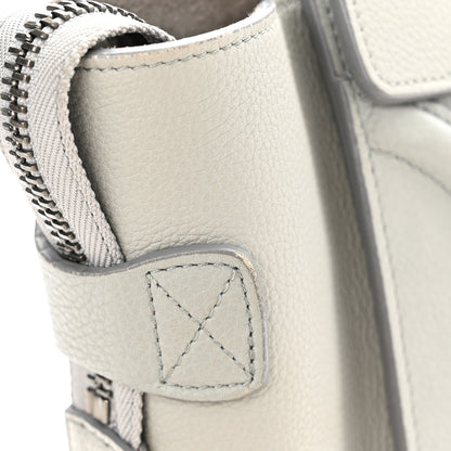 Celine Drummed Calfskin Micro Luggage Sky 15 of 16