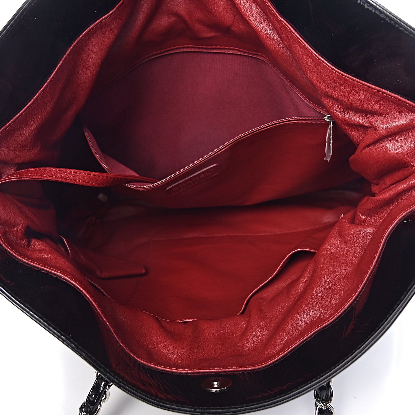Patent Bonbons Shopper Tote Black