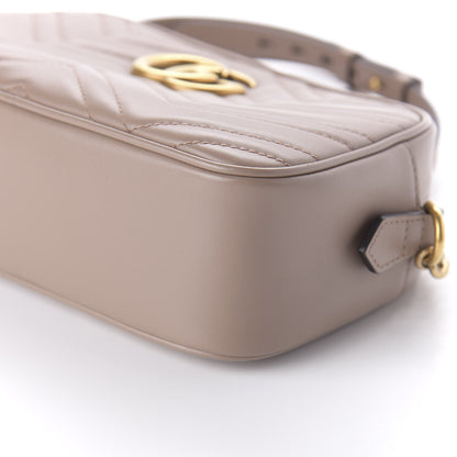 Gucci Calfskin Matelasse Small GG Marmont Chain Shoulder Bag Porcelain Rose 7 of 11
