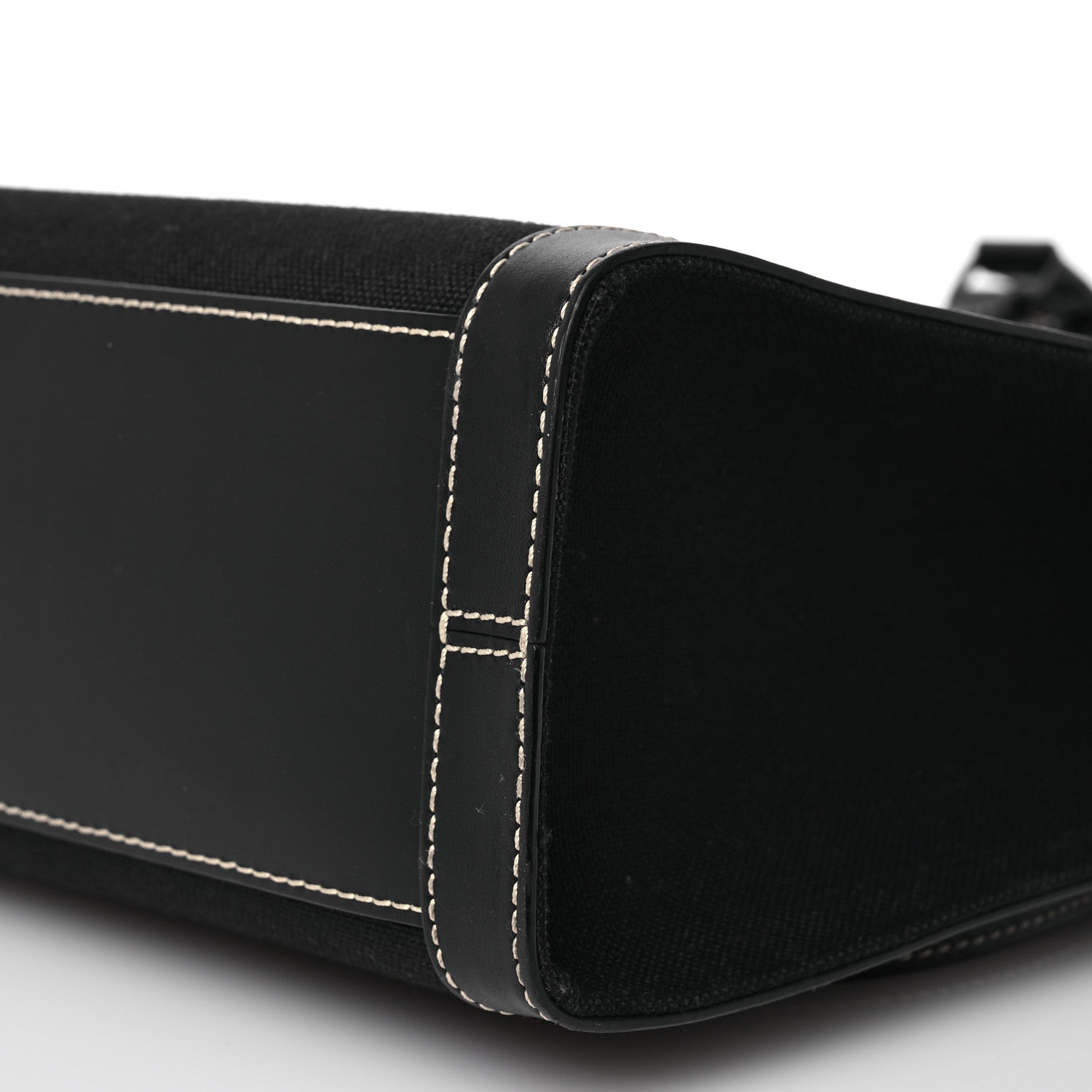 MCM Napacot Canvas Spanish Calfskin Medium Klassik Tote Black 10 of 17