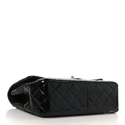Chanel Patent Quilted Jumbo Double Flap Black 4 of 9