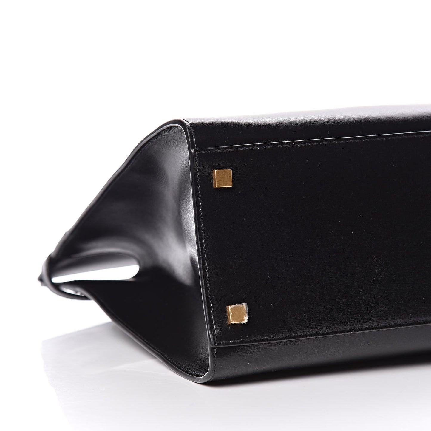 Calfskin Medium Manhattan Shopper Tote Black