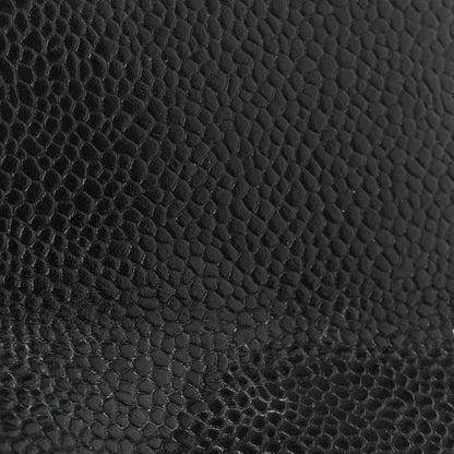 Chanel Caviar Quilted Large Gusset Flap Wallet Black 9 of 9