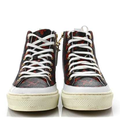 Louis Vuitton Catogram Stellar Sneaker Boots 37 Marron 6 of 9