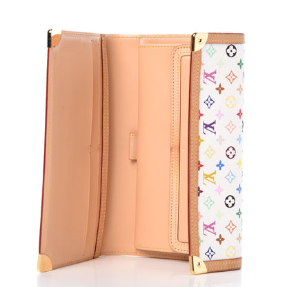 Louis Vuitton Monogram Multicolor Porte Tresor International Wallet White 5 of 8