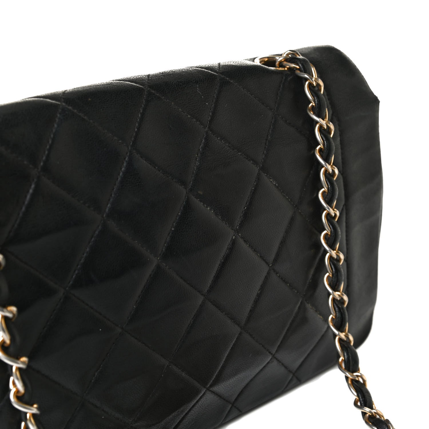 Chanel Lambskin Quilted Small Single Flap Black 13 of 21