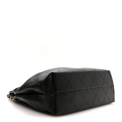 Chanel Calfskin Quilted Maxi Hobo Black 4 of 10