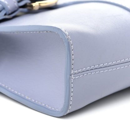 Salvatore Ferragamo Calfskin Motherwell Clutch Lilac 5 of 14