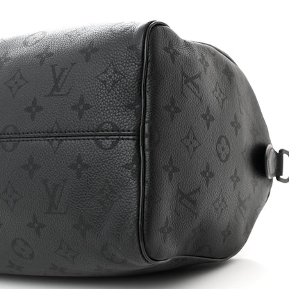 Louis Vuitton Calfskin Monogram Speedy P9 Bandouliere 30 Ultra Black 9 of 11