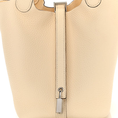Hermes Taurillon Clemence Picotin Lock 18 PM Nata 8 of 11