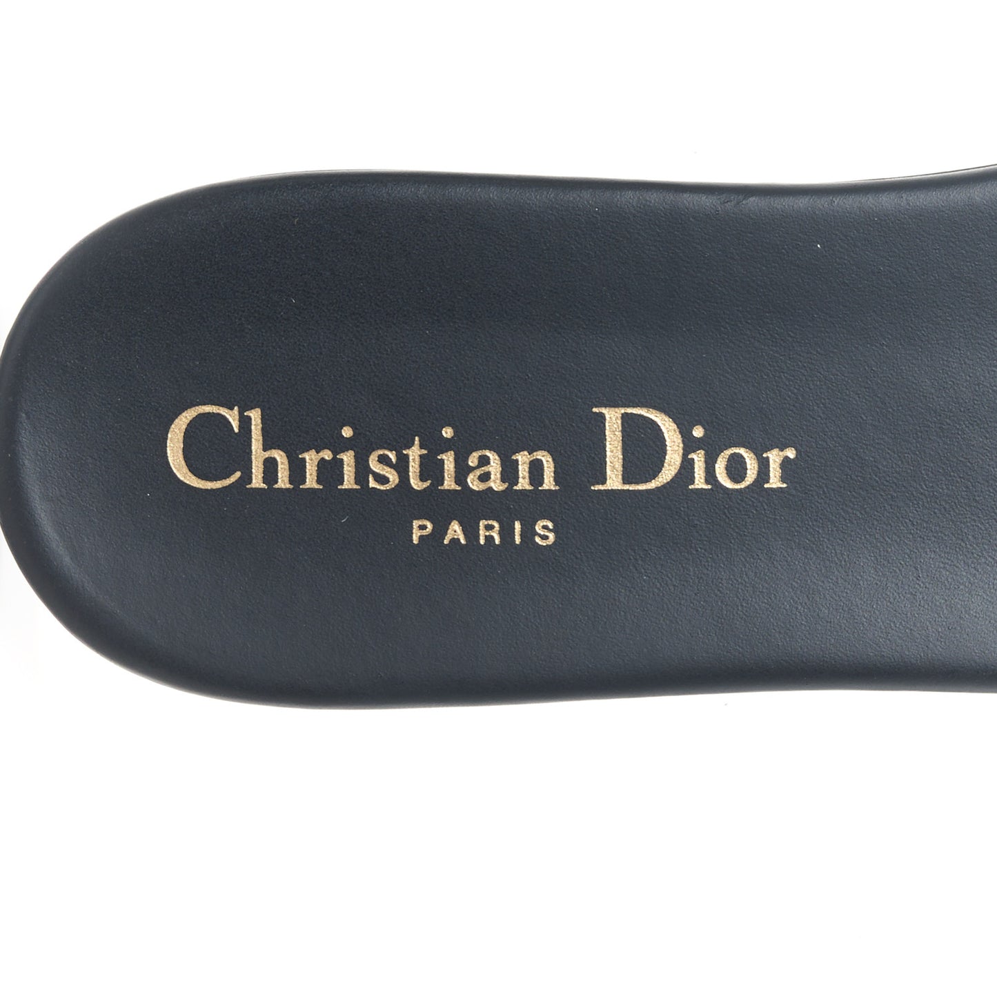 Canvas Embroidered Dway Mules Slide Sandals 37.5 Deep Blue