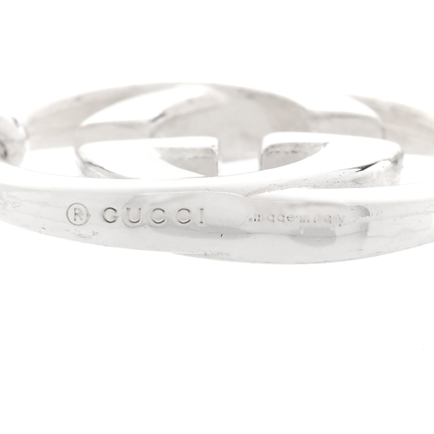 Gucci Sterling Silver Britt Hoop Earrings 5 of 5