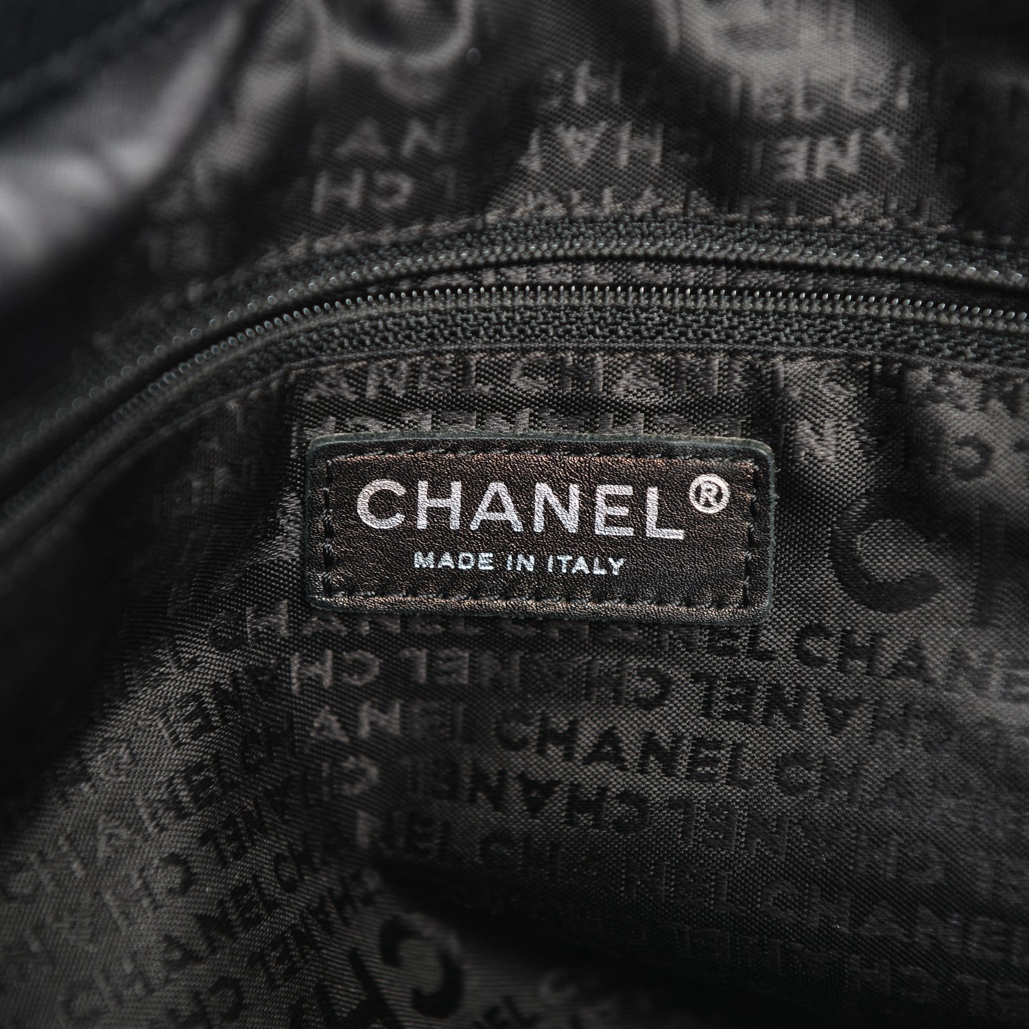 Chanel Deerskin CC Tote Black 6 of 7
