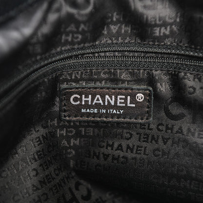 Chanel Deerskin CC Tote Black 6 of 7