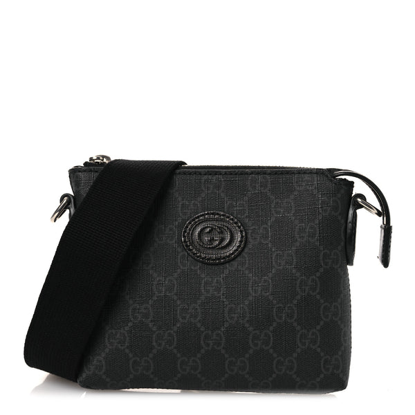Gucci GG Supreme Monogram Azalea Calfskin Small Retro Interlocking