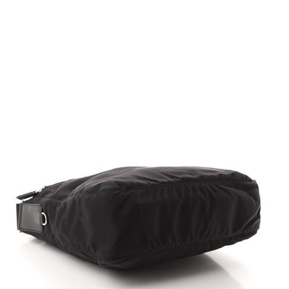 Prada Nylon Vela Flat Messenger Bag Black 4 of 11