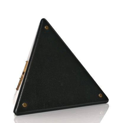 Saint Laurent Lambskin Pyramid Clutch Black 4 of 11