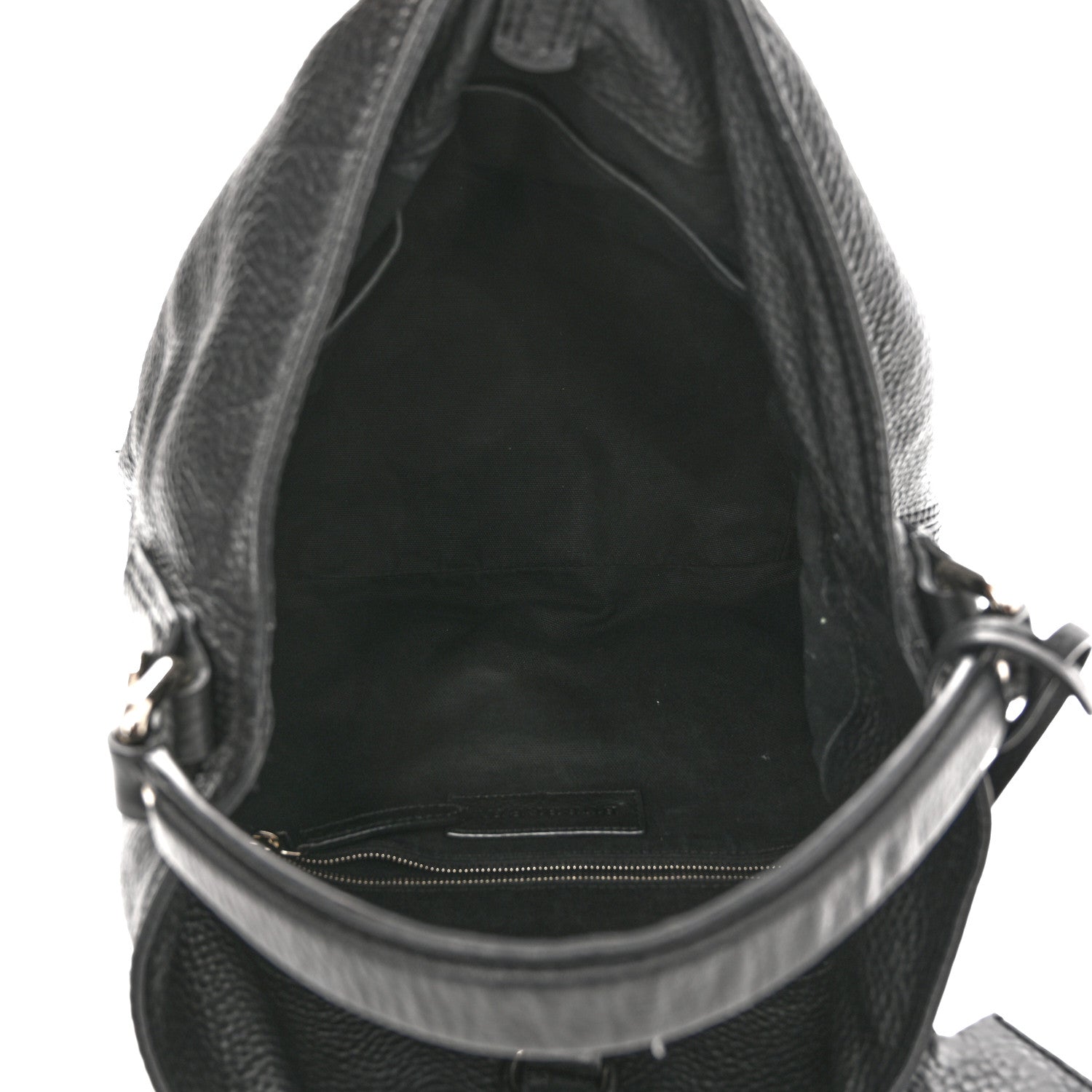 Burberry Calfskin Studded Medium Susanna Hobo Black 5 of 12