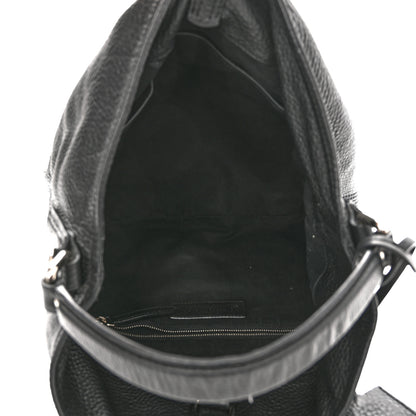 Burberry Calfskin Studded Medium Susanna Hobo Black 5 of 12